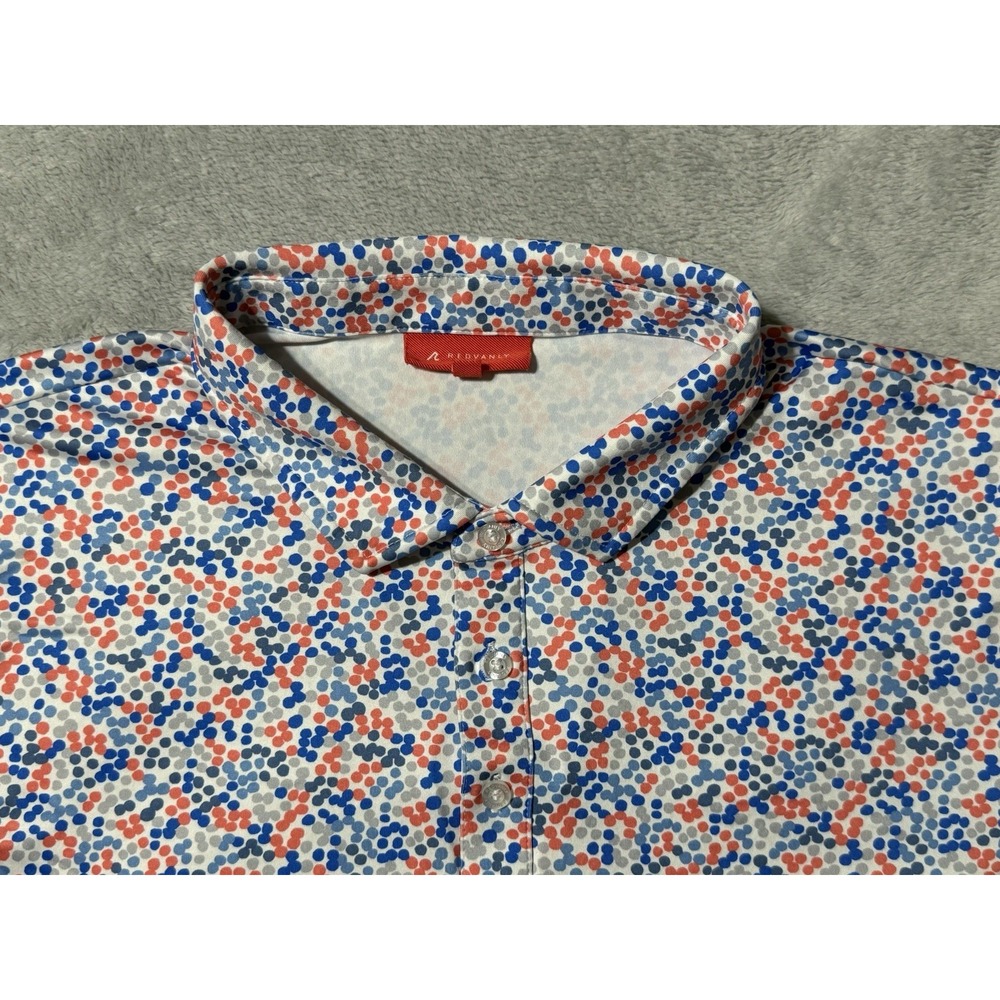 Redvanly Polo Shirt Mens 2XL AOP Performance Stretch Golf Sports